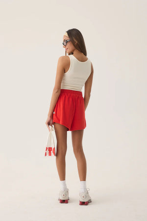 Araminta James Tropiques Terry Short | Apple Red