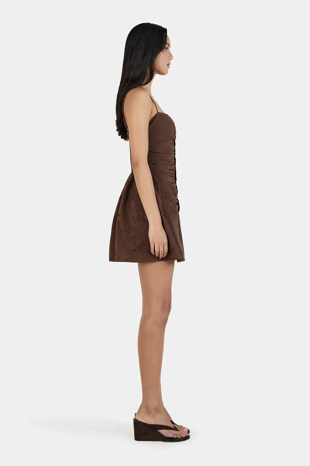 Ownley Yash Mini Dress | Chocolate