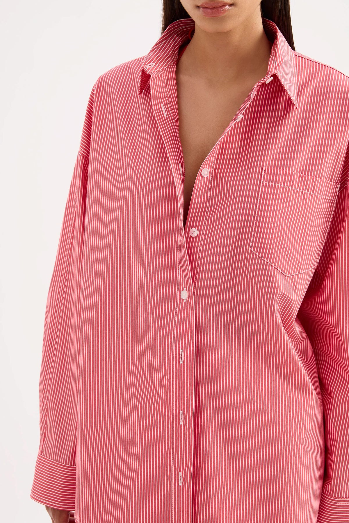 Nude Lucy Anouk Stripe Shirt | Red