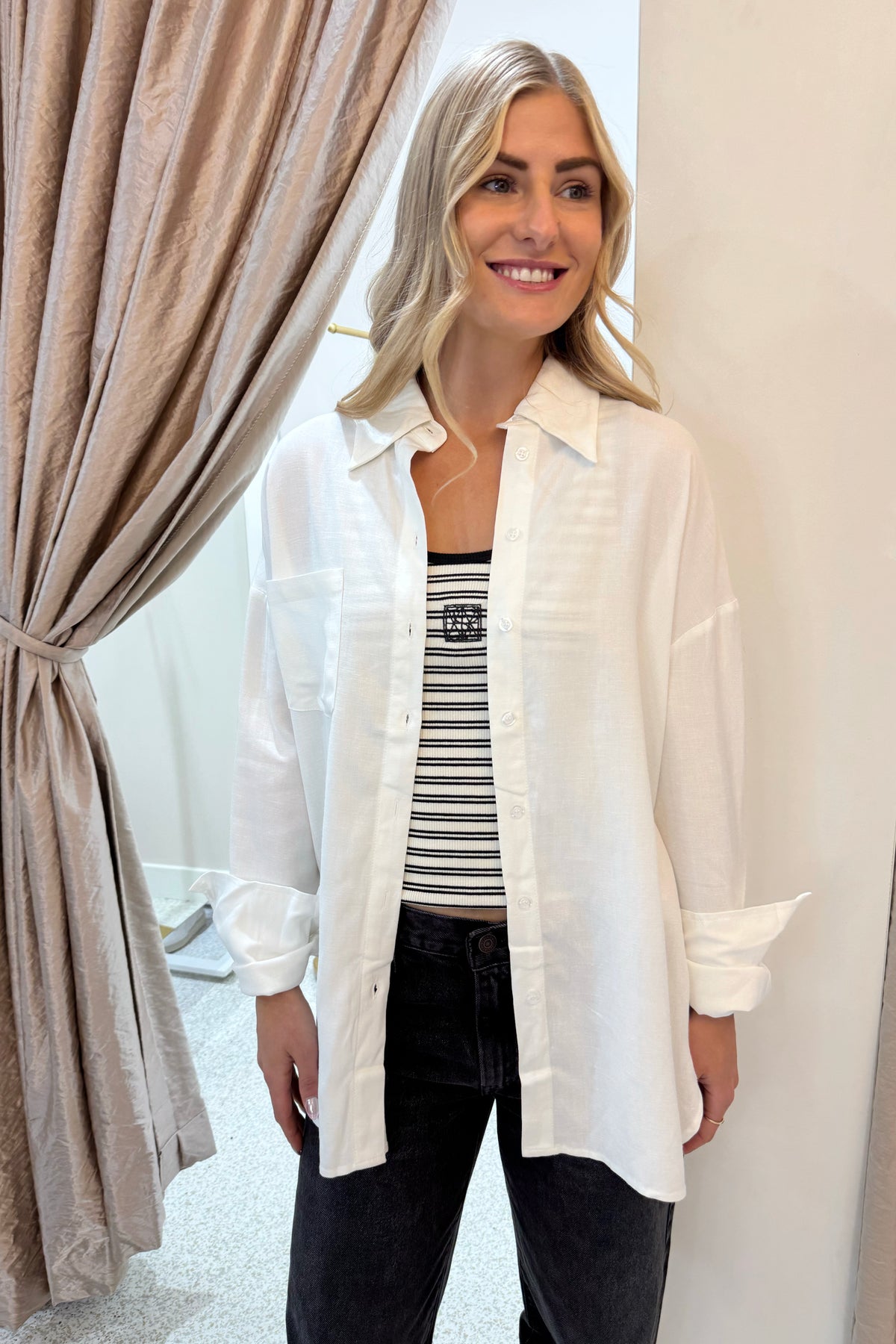 Madison The Label Lyon Shirt | White