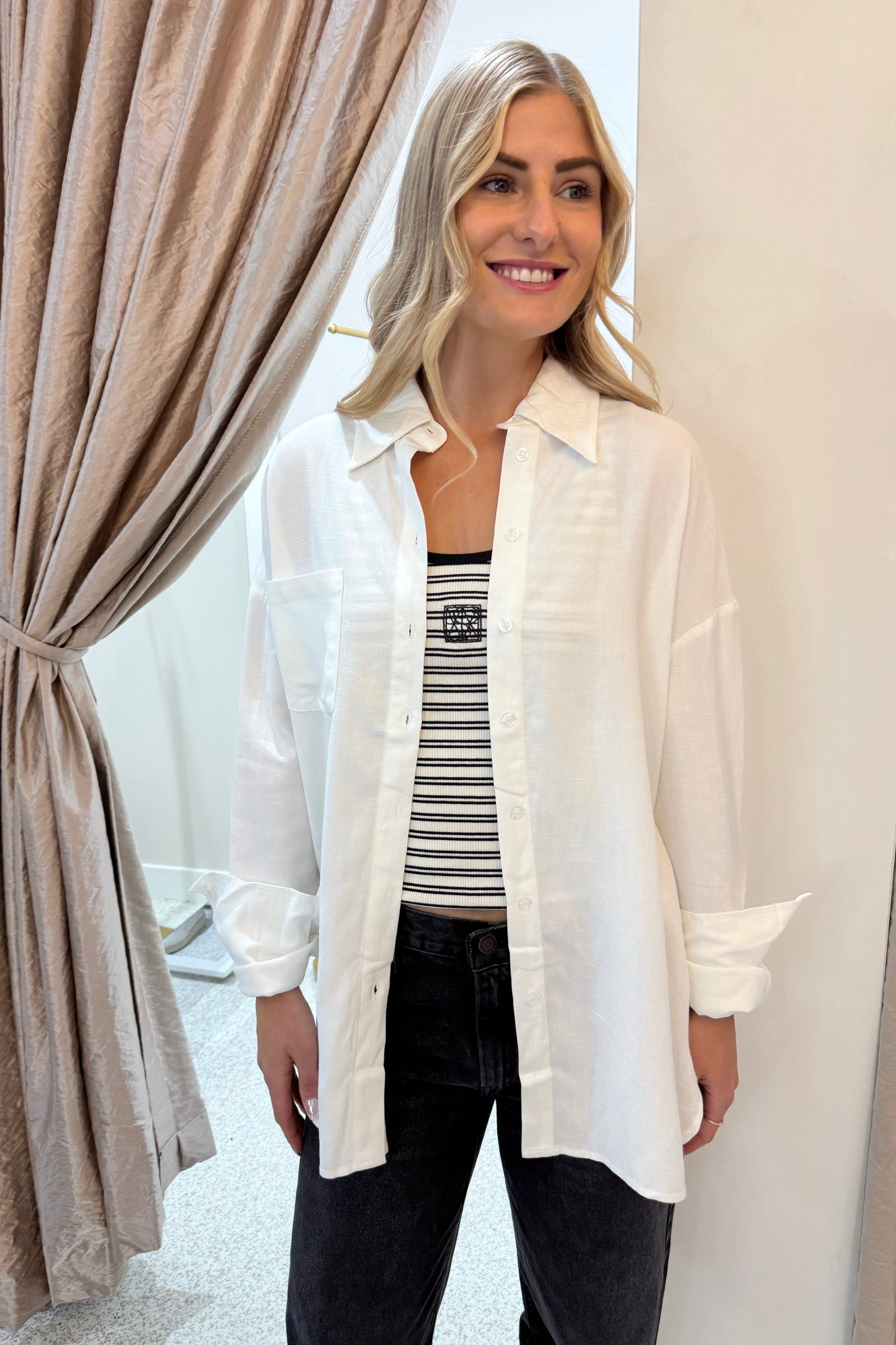 Madison The Label Lyon Shirt | White