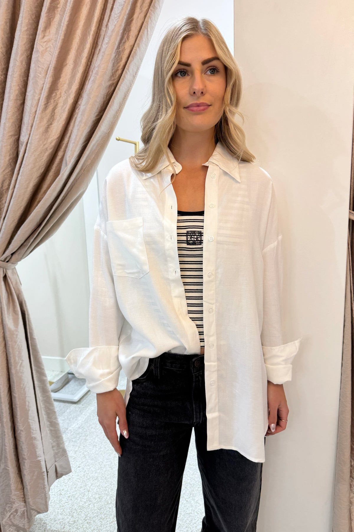 Madison The Label Lyon Shirt | White