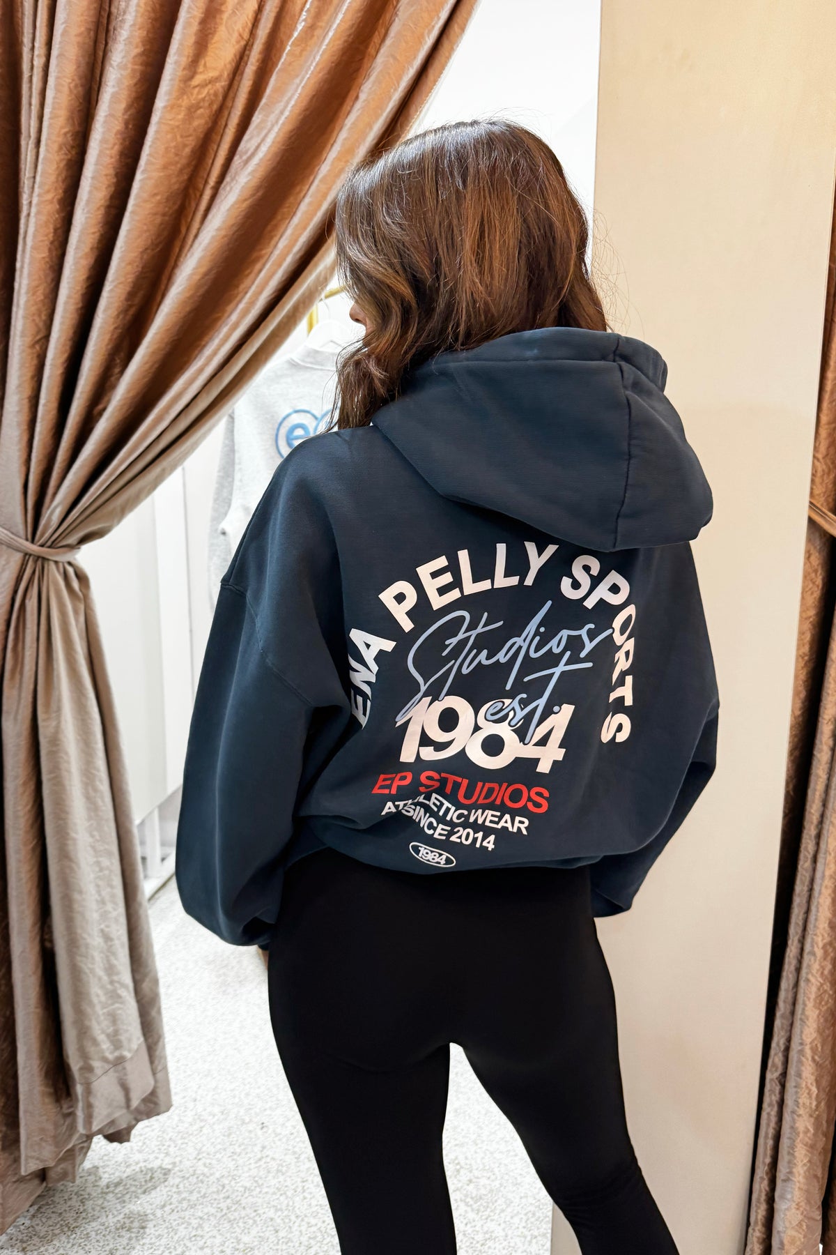 Ena Pelly Script Studio Hoodie | Emerald