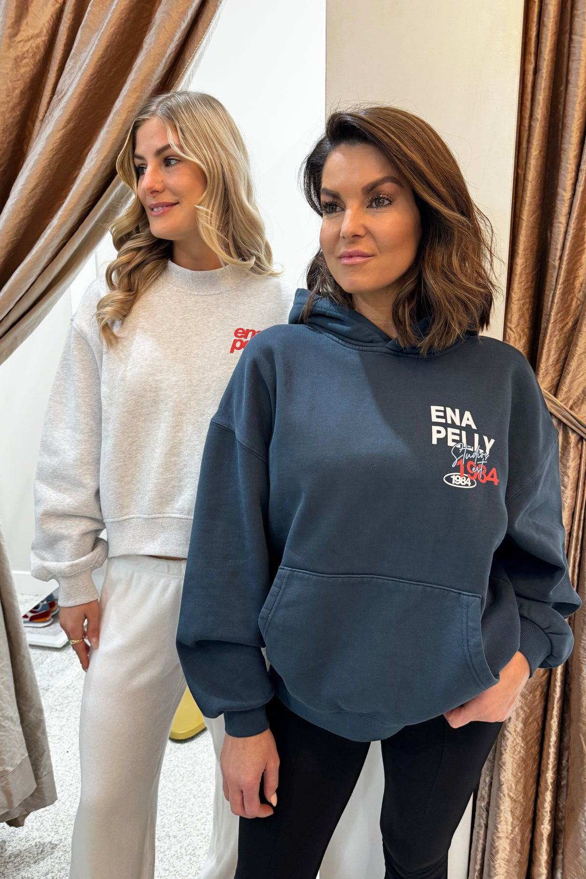 Ena Pelly Script Studio Hoodie | Emerald