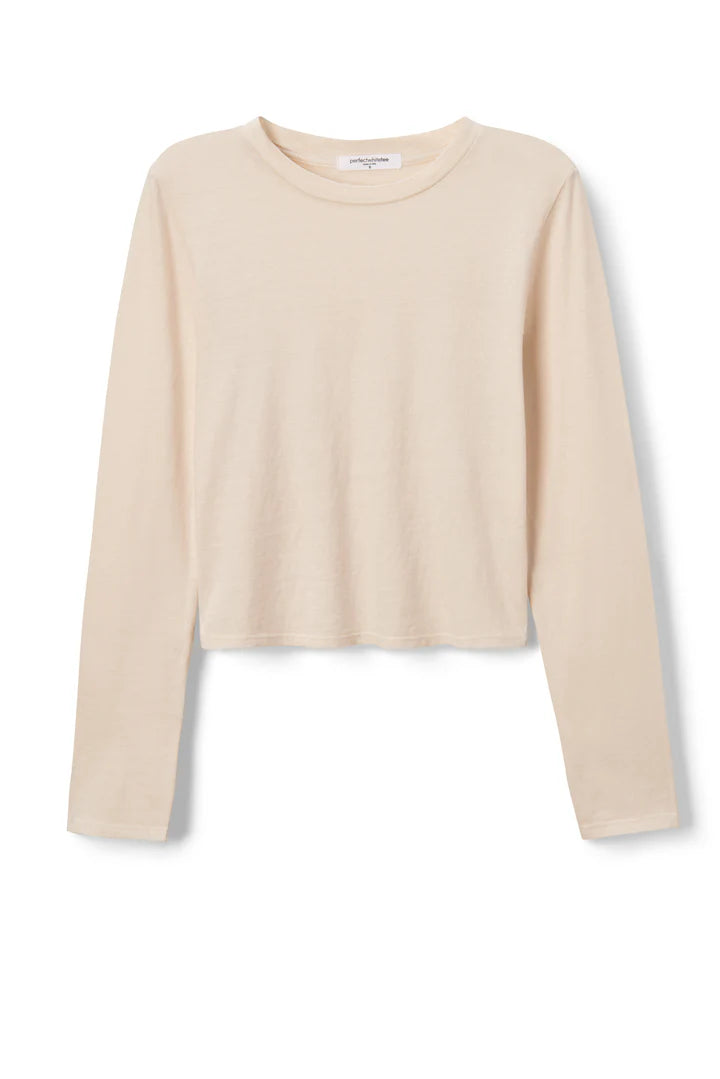 Perfect White Tee Jamie Recycled Cotton Long Sleeve | Sugar