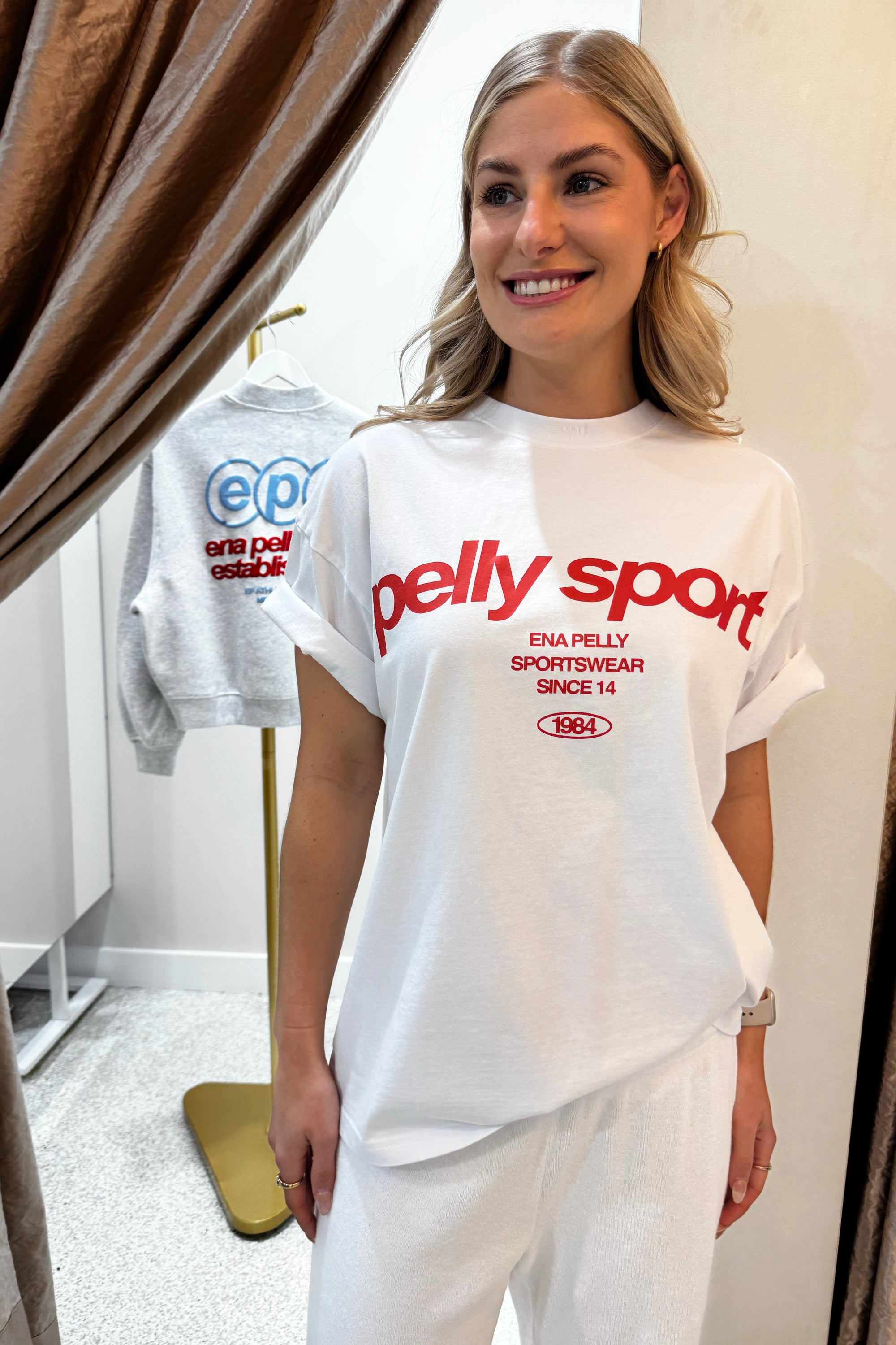 Ena Pelly Pelly Sport Tee | White
