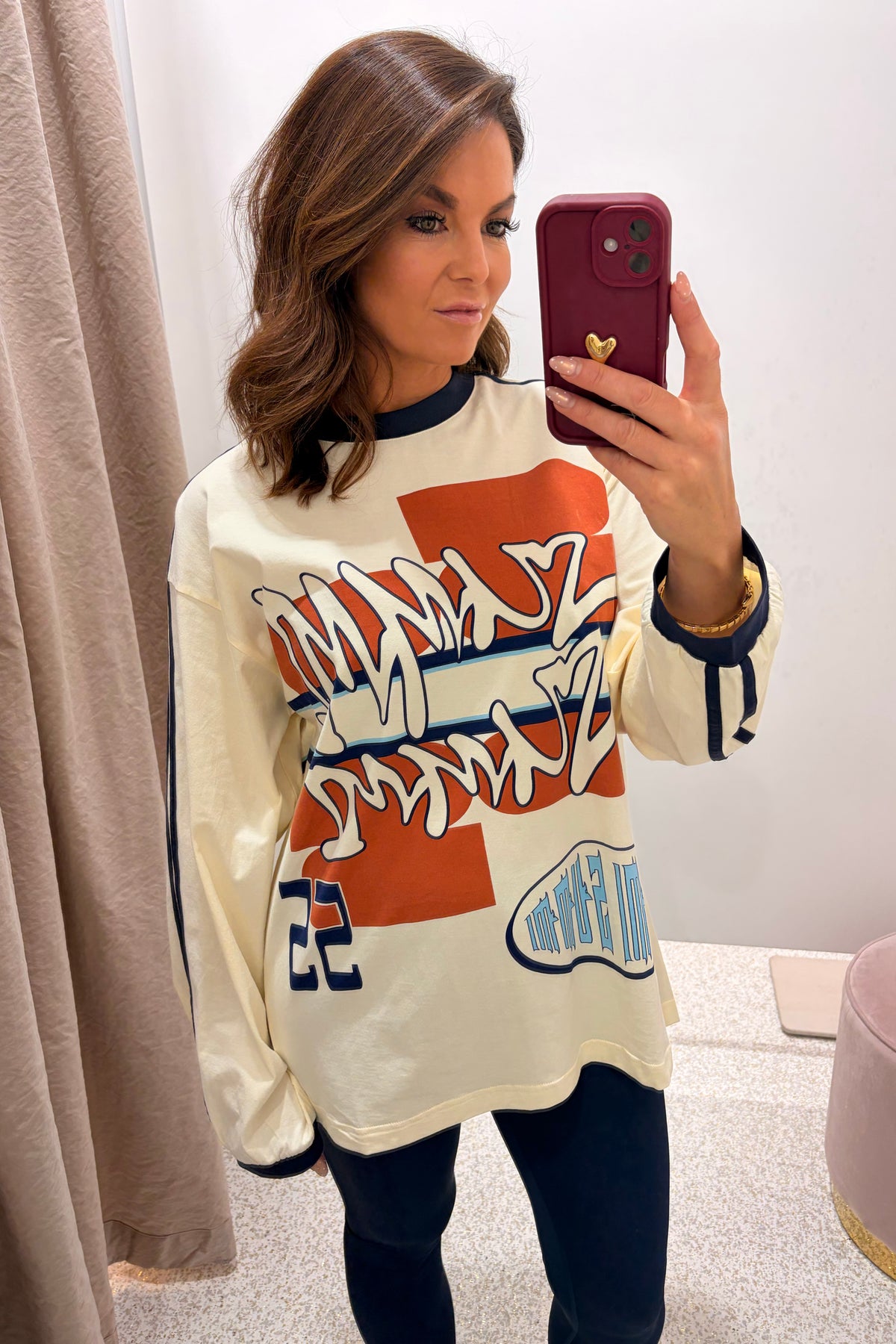 Summi Summi Bleu 55 Long Sleeve Tee | Vintage White