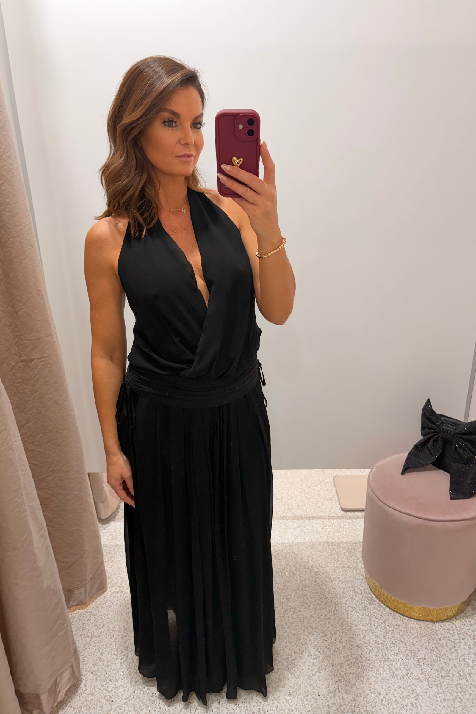 Bec + Bridge Jasmin V Maxi Dress | Black