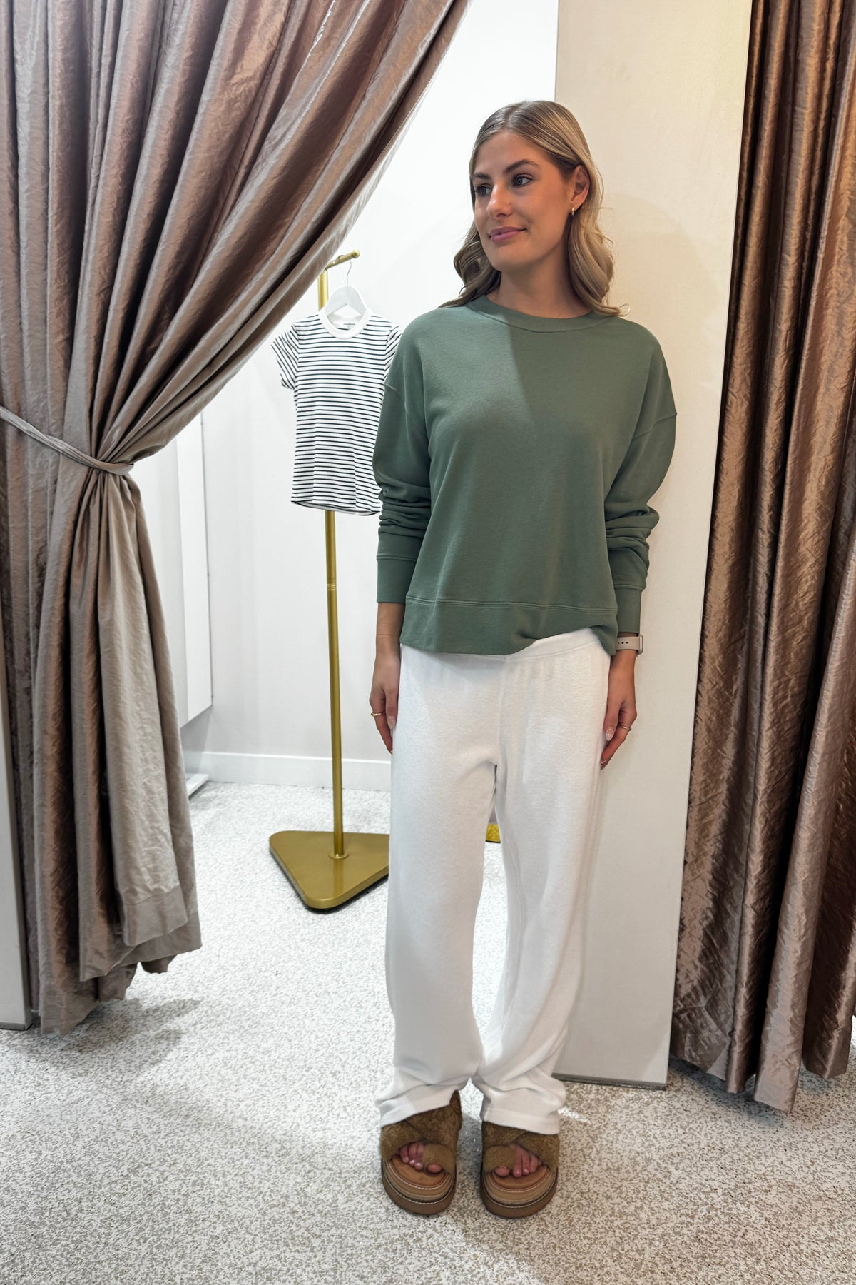 Perfect White Tee Katie Pant | White