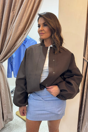 Shona Joy Otis Bomber Jacket | Ristretto