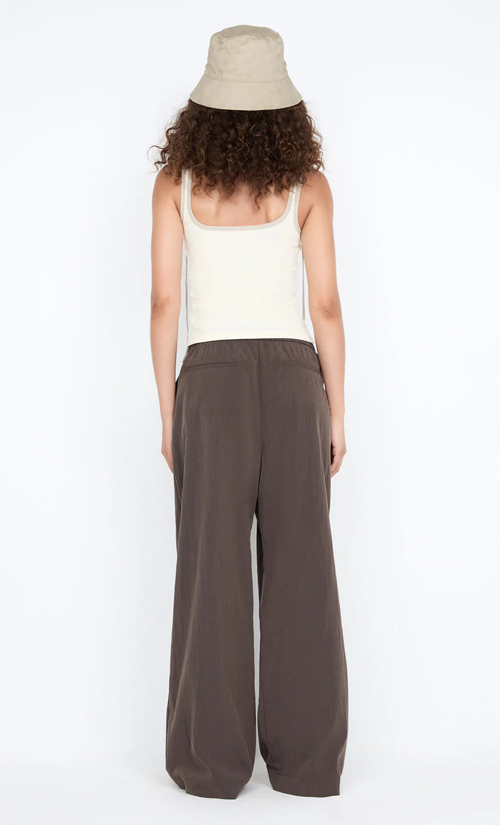 Bec + Bridge Lana Square Neck Tank | Chalk / Cement