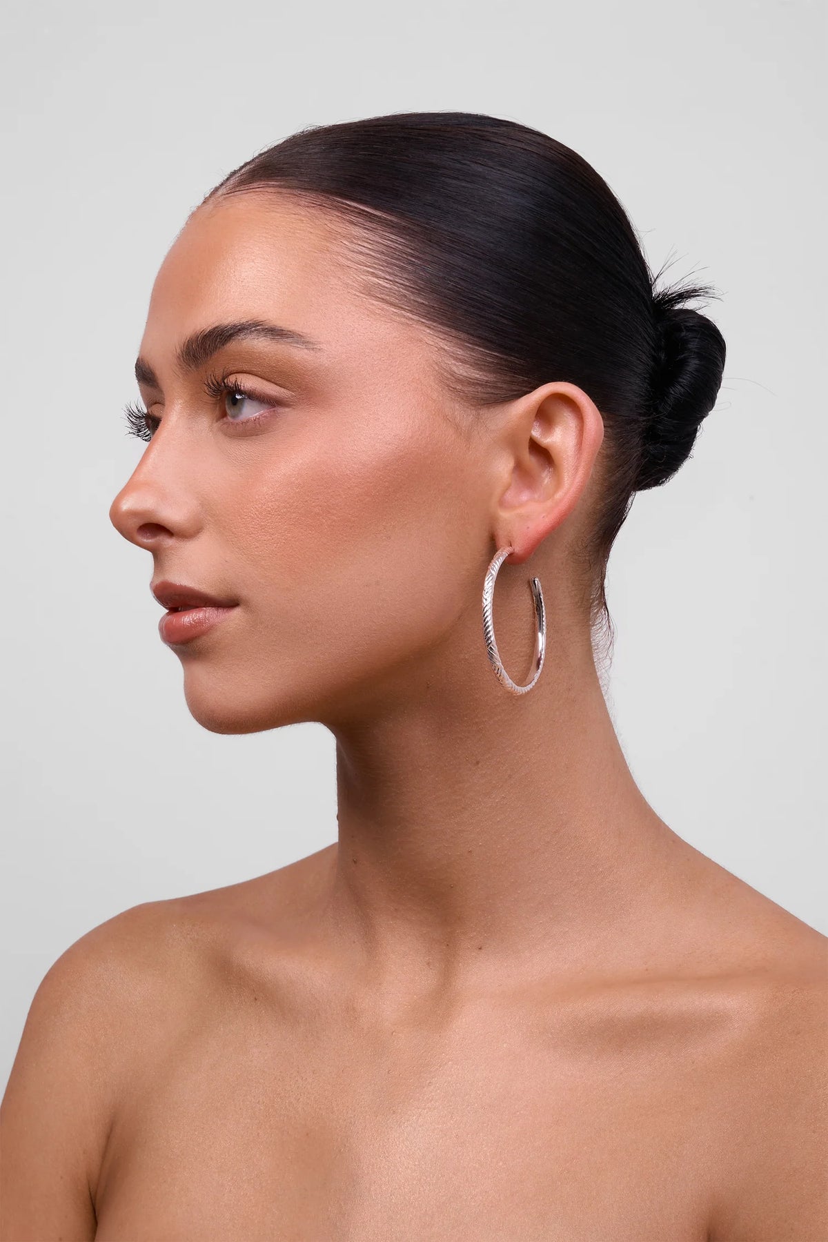 Liberte Indira Hoop Earring | Silver