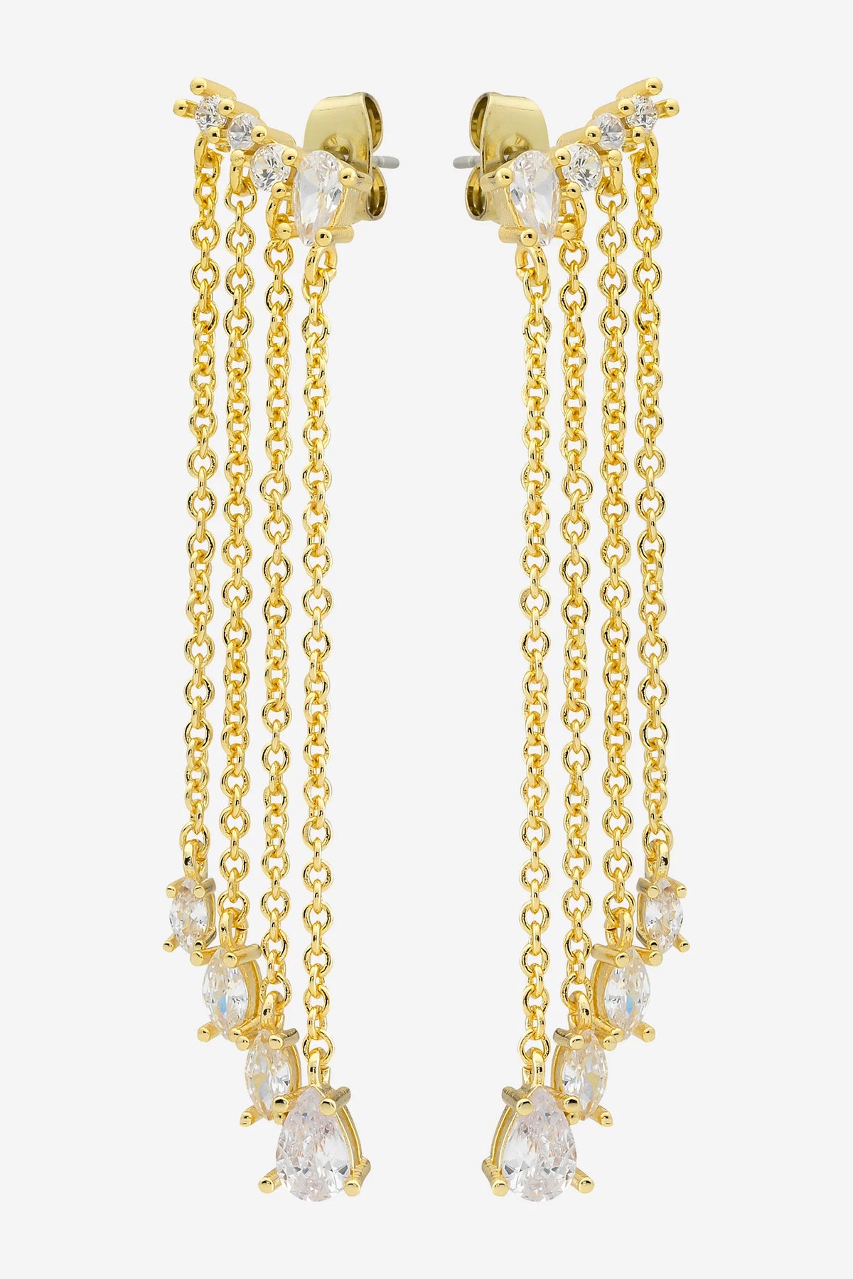 Liberte Greer Multi Drop Earring | Gold