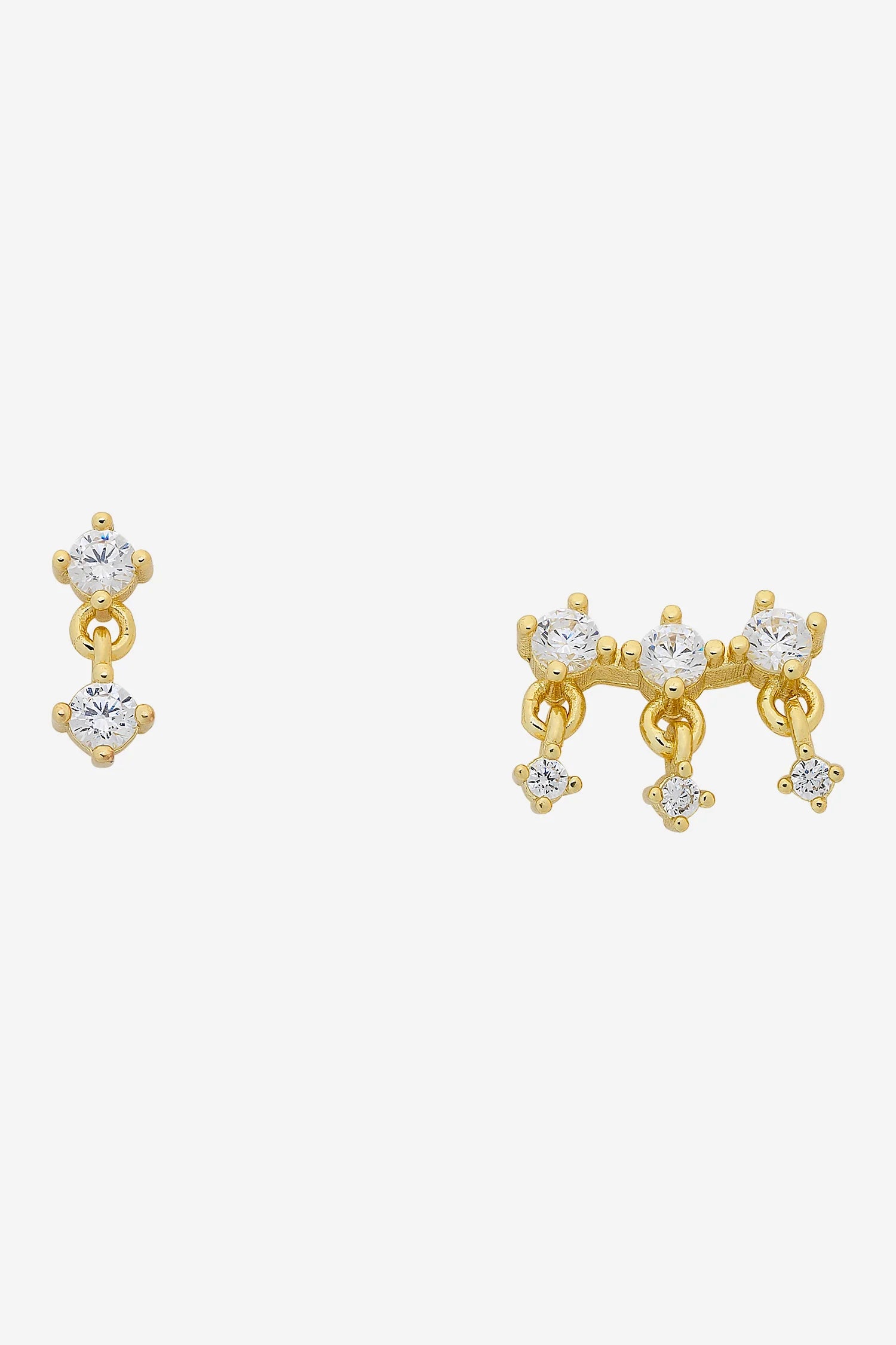 Liberte Gwen Crystal Earring | Gold