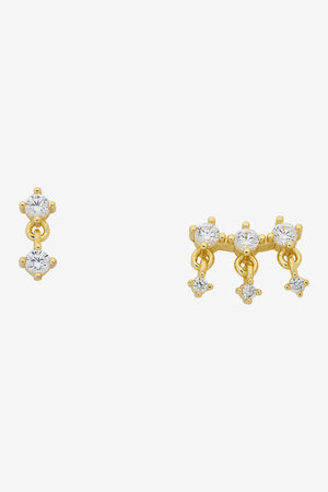 Liberte Gwen Crystal Earring | Gold