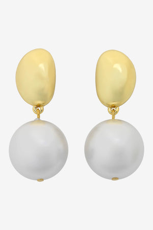 Liberte Selma Pearl Earring | Gold