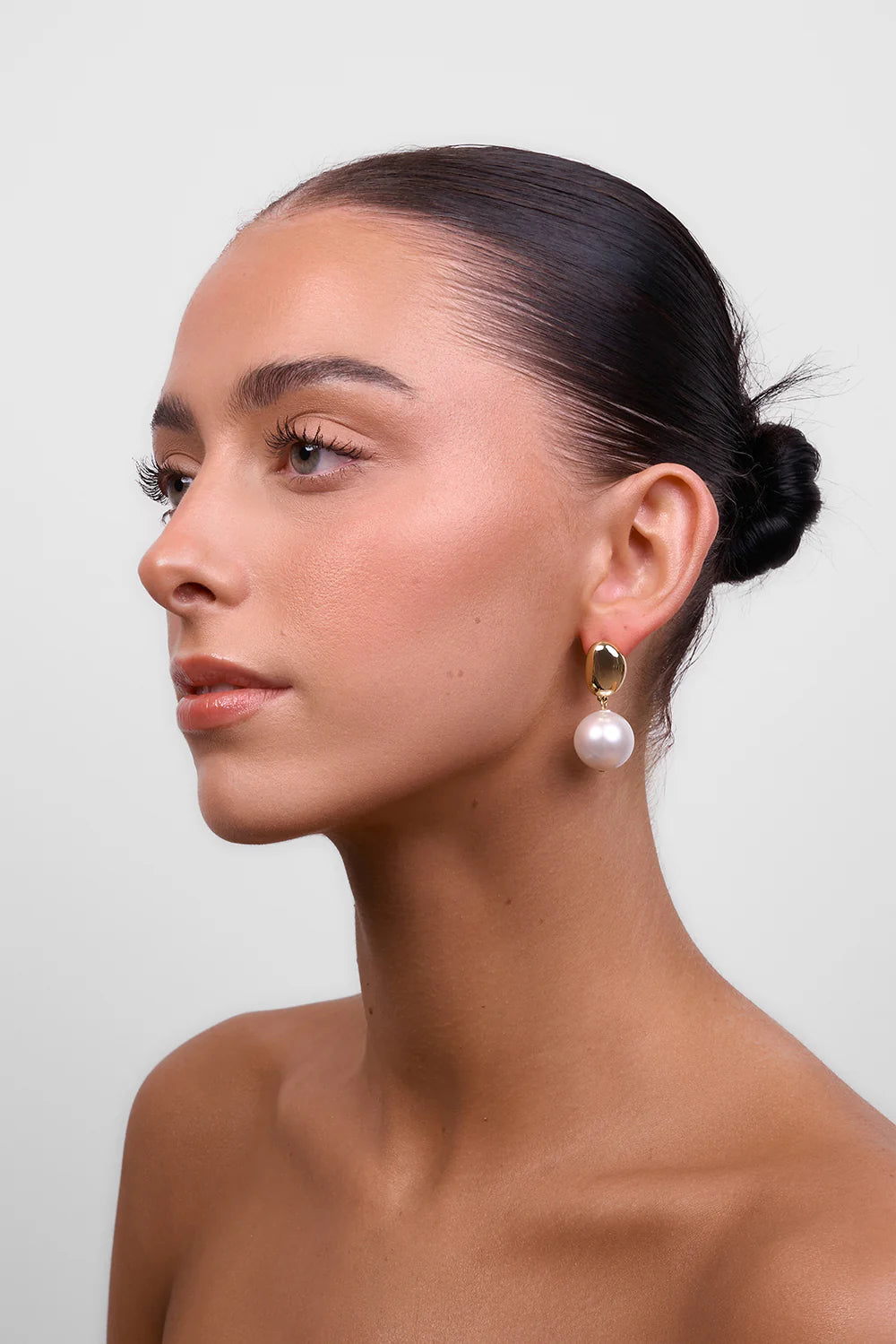 Liberte Selma Pearl Earring | Gold