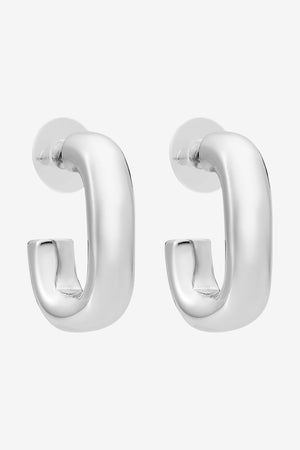 Liberte Kate Square Hoop | Silver