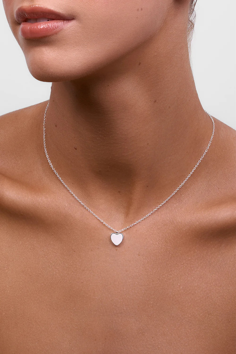 Liberte Myra Heart Necklace | Silver