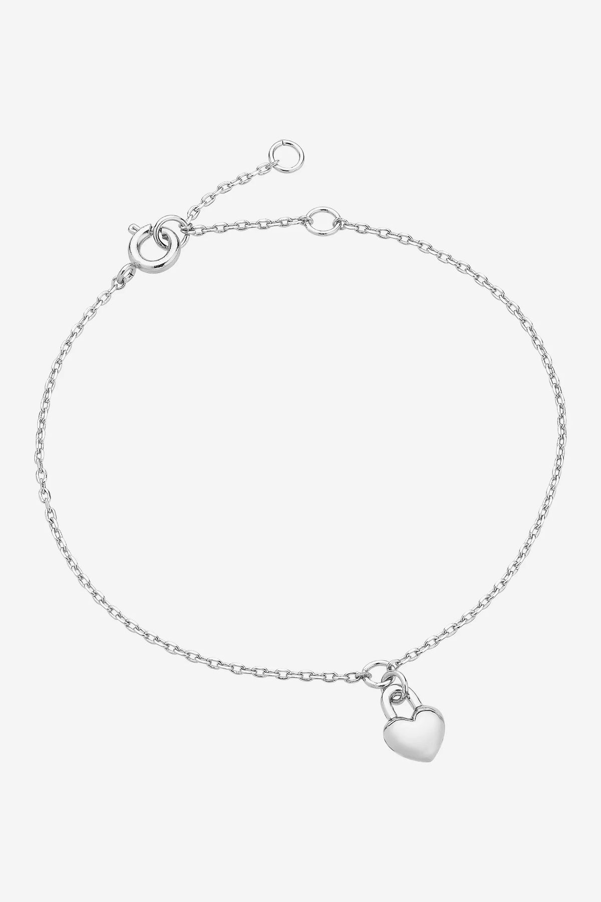 Liberte Winnie Heart Bracelet | Silver