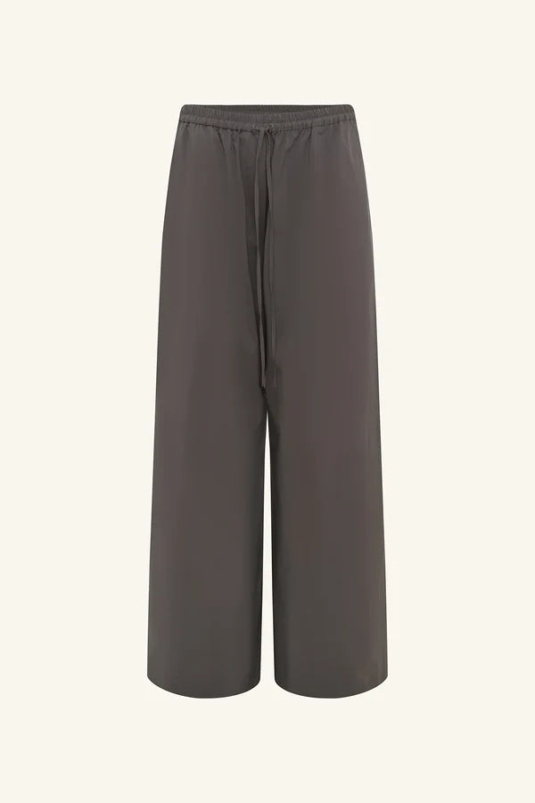 Shona Joy Campbell Wide Leg Drawstring Pant | Shadow