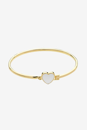 Liberte Myra Heart Bangle | Gold
