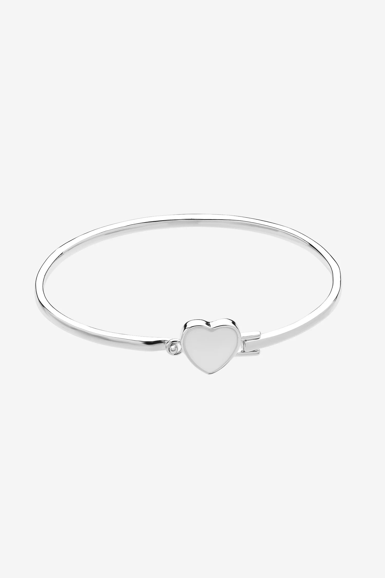 Liberte Myra Heart Bangle | Silver