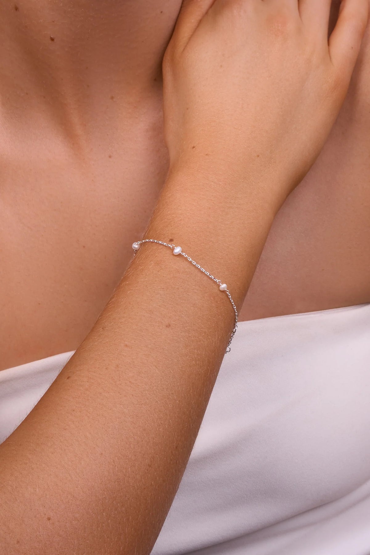 Liberte Lilibet Pearl Bracelet | Silver