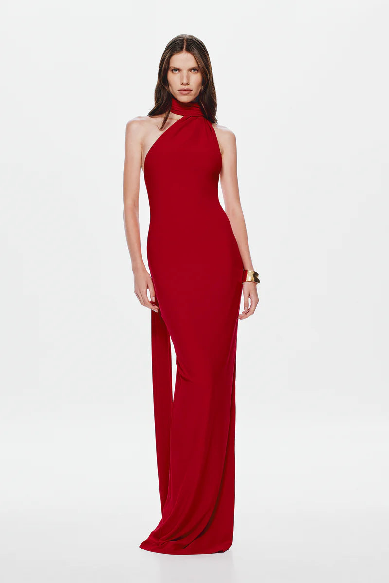 Misha The Nicolette Jersey Dress | Cherry