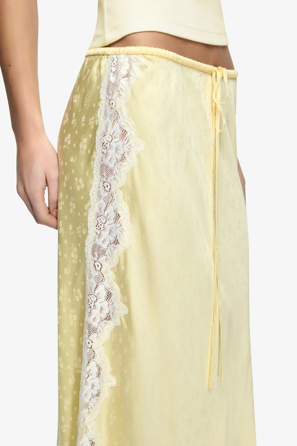 Bec + Bridge Zana Midi Skirt | Lemon