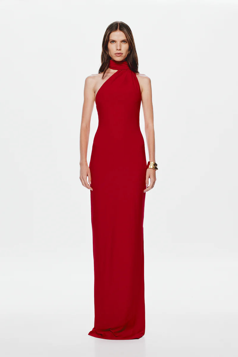 Misha The Nicolette Jersey Dress | Cherry