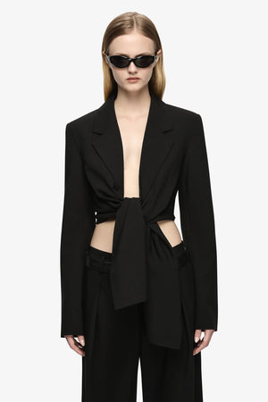 Bec + Bridge Eleanora Cropped Jacket | Black