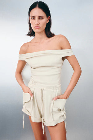 Shona Joy Kasbah Cargo Short | Oyster