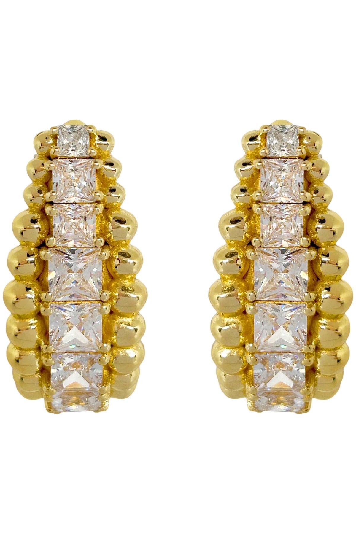 Mountain & Moon Marilyn Earrings | Gold