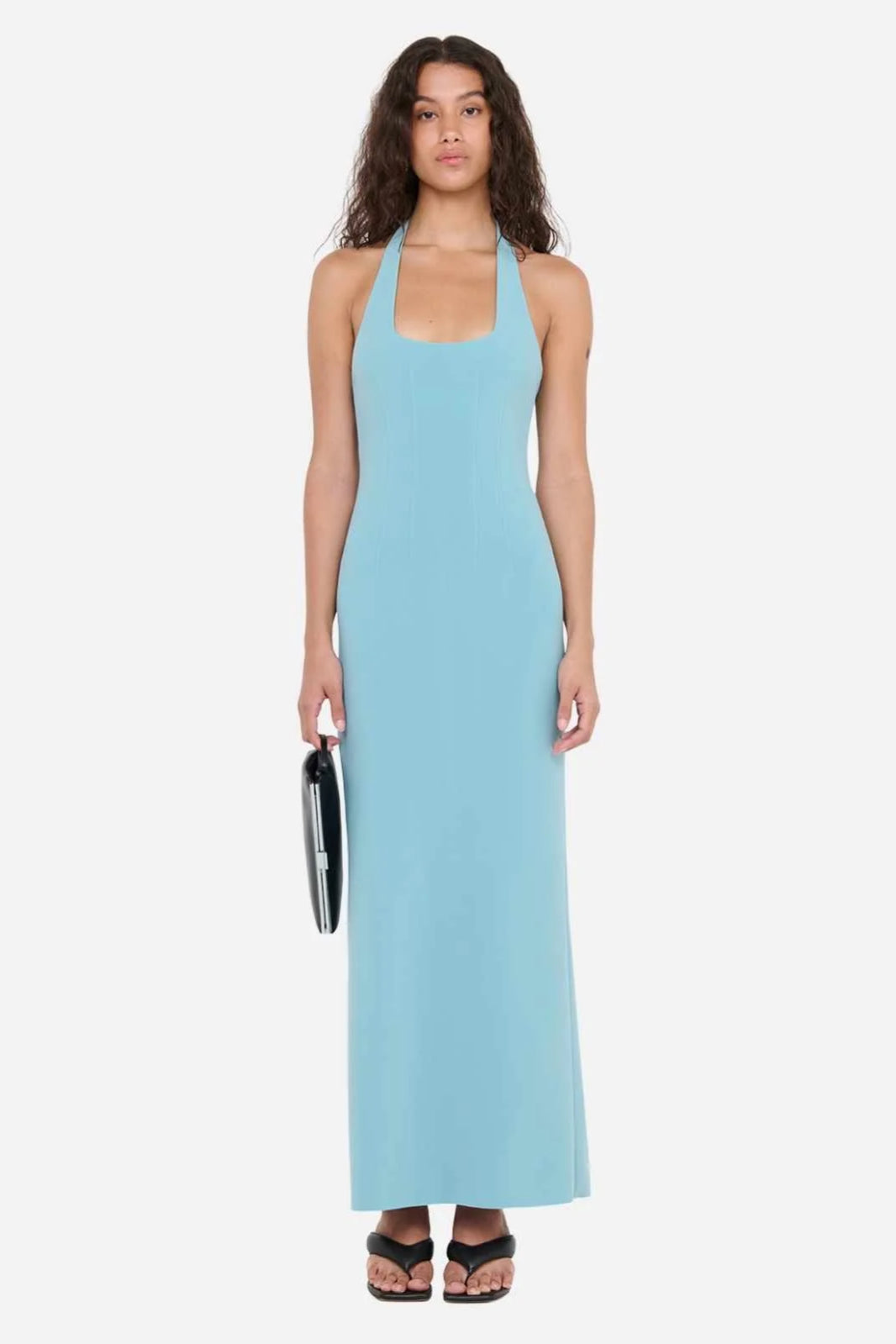 Bec + Bridge Athena Halter Maxi Dress | Blue Reef