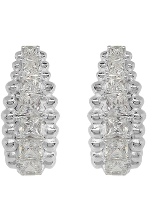 Mountain & Moon Marilyn Earrings | Silver