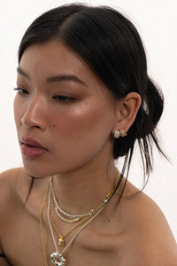 Mountain & Moon Florence Earrings | Gold