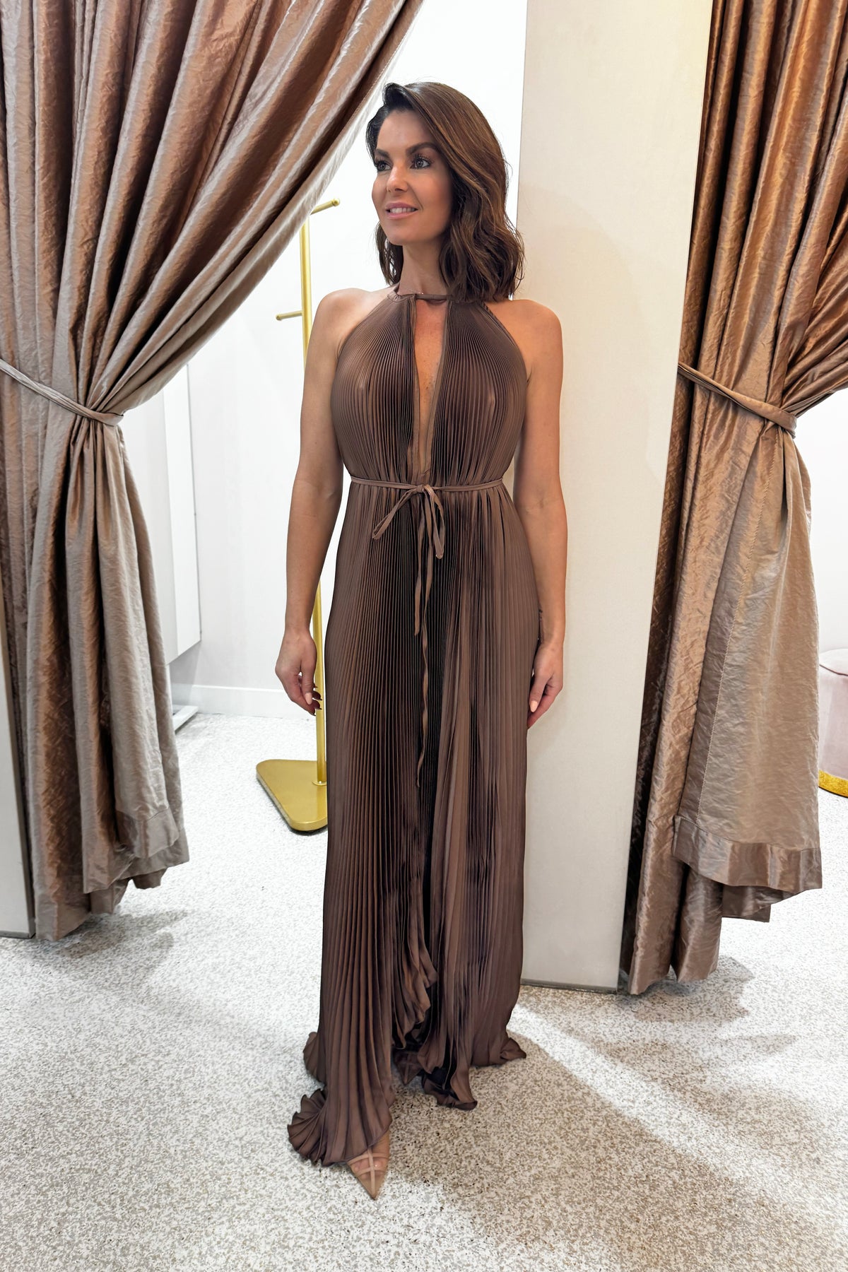 L'idee Boheme Gown | Suede