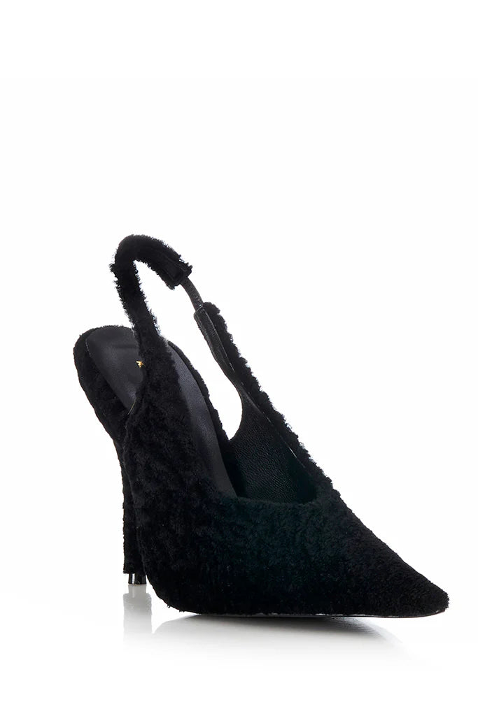 Alias Mae Lorna Slingback | Black Shearling
