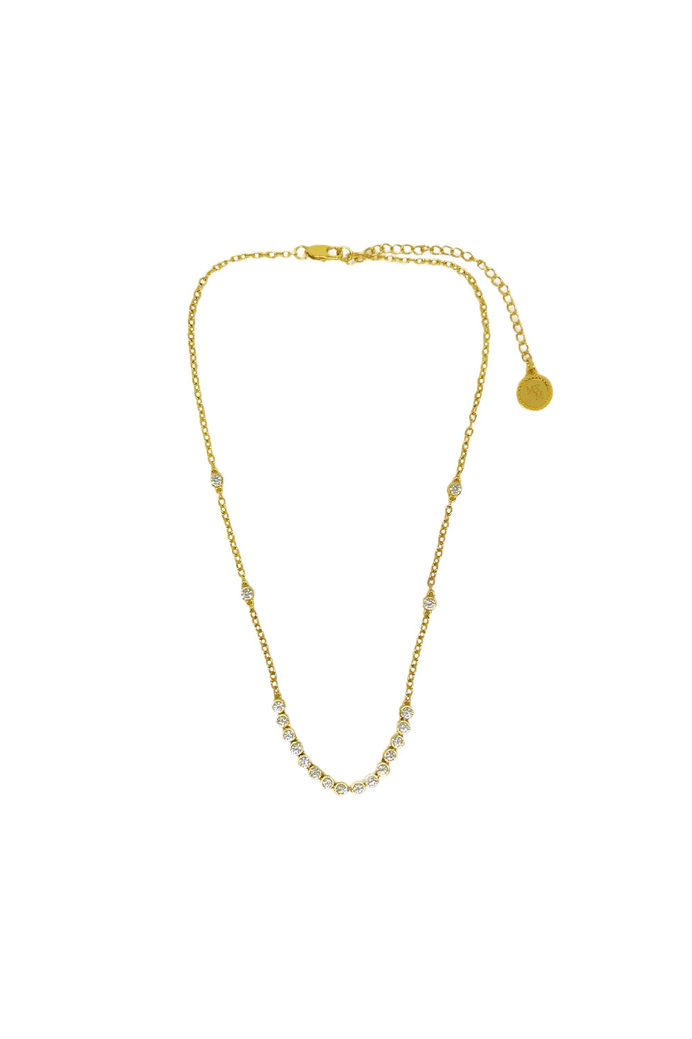 Mountain & Moon Ivy Necklace | Gold
