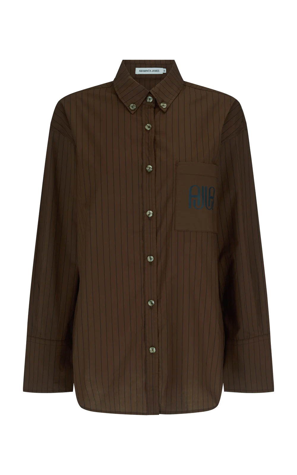 Araminta James Pocket Shirt | Mocha || PRE ORDER ETA 13/01/2026