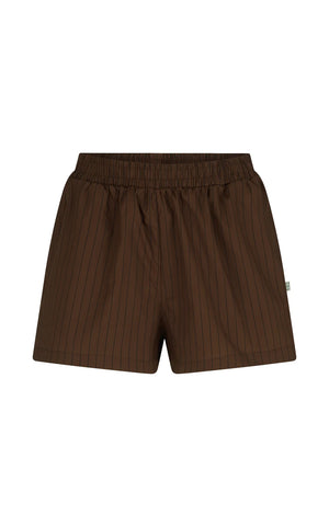 Araminta James Stripe Short | Mocha