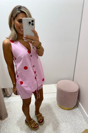 Chosen By Fifi & Annie The Polka Pink Panel Set | Pink