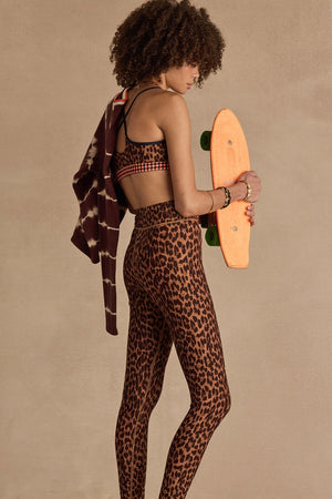 The Upside Malawi Badu Crossback Bra | Leopard || PRE-ORDER ETA 17/01/2028