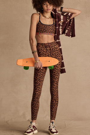 The Upside Malawi Badu Crossback Bra | Leopard || PRE-ORDER ETA 17/01/2028