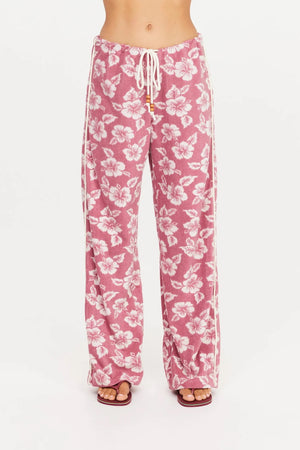 The Upside Lahaina Charli Drawstring Pant | Floral || PRE-ORDER ETA 17/01/2028