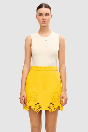 Acler Blairhall Mini Skirt | Daffodil