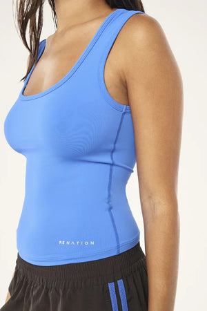 P.E Nation Refine Scoop Tank | Palace Blue