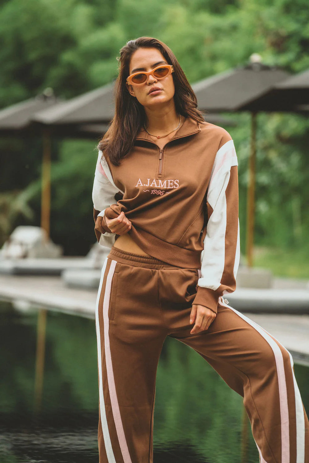 Araminta James 1996 Trackside Sweatshirt | Mocha