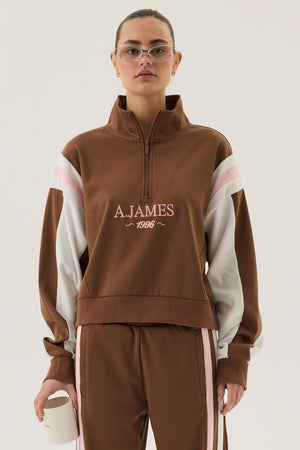 Araminta James 1996 Trackside Sweatshirt | Mocha